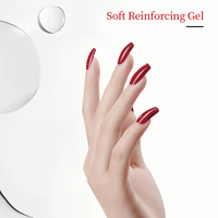 Gel de renforcement L&M Ibdgel OEM/ODM 15ml, Gel UV à retirer par trempage, Gel de base UV, Vernis à ongles en gel, Vernis Gel