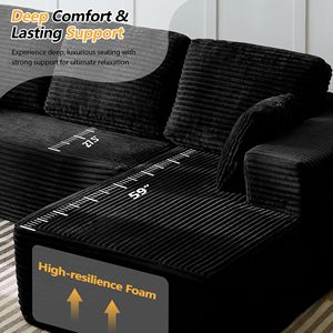 Chân không nén sofa Hộp bao bì bán buôn đồ nội thất phòng khách hiện đại Bộ l-hình dạng chuyển đổi đi văng giường sofa cắt - Product Image 3