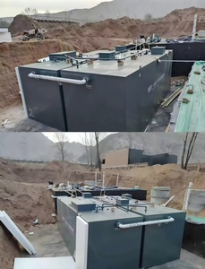 Planta de Tratamiento de Aguas Residuales MBR en Contenedor NQ-1, 20m/H, Sistema Automático de Aguas Residuales con PLC para Uso Comunitario y Municipal, 1 Año - Product Image 3
