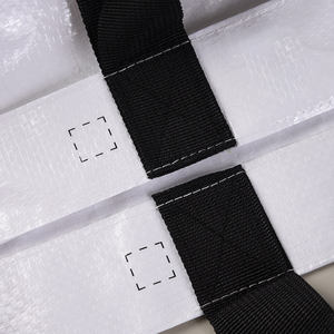 Özel alışveriş kaplı renk baskı çift kolu tek omuz kullanımlık Pp dokuma kumaş bez çantalar - Product Image 5