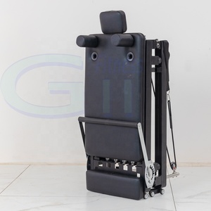 Machine de Reformer Pliante en Acier Portable et Facilement Transportable avec Plateforme de Saut, Capacité 180 kg, Écologique - Product Image 3