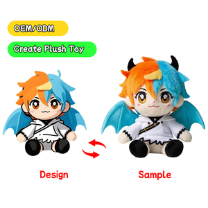 Giocattoli di peluche su misura Anime peluche simpatico gatto peloso bambola di peluche personalizzata personalizzata - Product Image 2