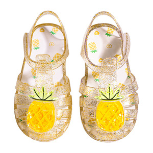 Cute Cartoon-style Jelly <b>Sandals</b>, 2025 <b>Summer</b> New Style Children's Fruit-themed Versatile <b>Sandals</b> - Product Image 1