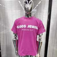 T-shirt Streetwear de Haute Qualité en Coton Tissé Lourd 220g 100% Coton Coupe Classique Manches Courtes Écologique Respirant Anti-Plis