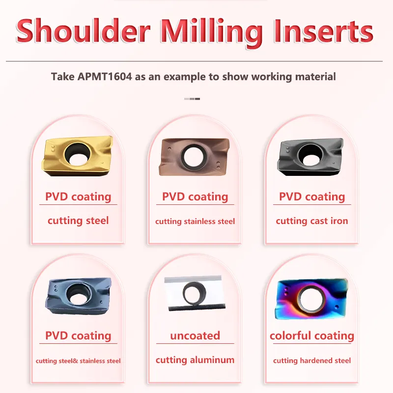 APMT1604 CNC-Schneidwerk zeug Hartmetall fräser für Stahl