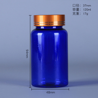 Emballage en plastique PET personnalisé de 300ml 150ml 120ml 100ml bouteilles de pilules vitaminées bouteille de capsule