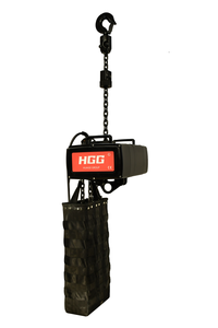 Treuil à chaîne électrique <span class=keywords><strong>PowerX</strong></span> en alliage d'aluminium pour treillis de scène, capacité de charge 1 tonne, télécommande - Product Image 2