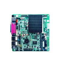 X86 J1900 4 Core DDR3 Single Channel Terintegrasi Dual Ethernet Tanpa Kipas Mini ITX Desktop Motherboard Baru