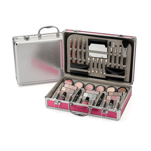 Venta al por mayor Juegos de maquillaje Brillo de labios Resaltador Paleta de sombras de ojos Brocha de maquillaje Kit de maquillaje Estuche cosmético - Product Image 2