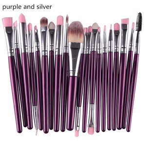 Juego de 20 Brochas de <span class=keywords><strong>Maquillaje</strong></span> de Diamantes Coloridas en Oferta, Juego de Brochas Cosméticas para Ojos - Product Image 3