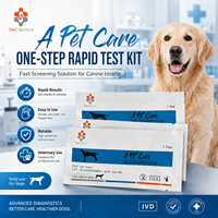 Eenvoudig te gebruiken anticoaguleerd bloed hondentest 4-in-1 snelle diagnostische kits voor honden groothandel fabriek
