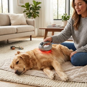 Laser froid portable ZSK pour animaux 650nm 808nm 940nm 1064nm, pièce à main pour la gestion de la douleur chez les chiens et les chevaux - Product Image 4