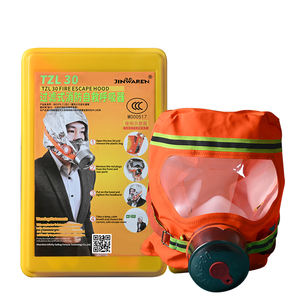 Masker Pelarian Kebakaran Berkualitas Tinggi, Penutup Asap Darurat untuk Pemadam Kebakaran, Respirator Penyelamat untuk Perlindungan - Product Image 1