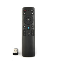 Télécommande Air Mouse Q5+ avec commande vocale Google, gyroscope, apprentissage IR, sans fil 2.4G pour Android TV Box