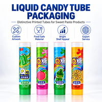 Tubes en aluminium-plastique à visser avec bouchon 12,7-35 mm, impression UV, emballage personnalisé avec logo pour dentifrice