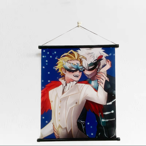 ผ้าโพลีเอสเตอร์พิมพ์ลายดิจิตอลแบบแขวนโปสเตอร์ติดผนังแบบปรับแต่งได้ - Product Image 2