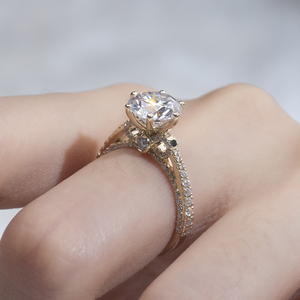 Messi Đá Quý MSR-1369 IGI Phòng Thí Nghiệm Kim Cương Nhẫn 2ct D Vs1 Vòng 14K Vàng Phòng Thí Nghiệm Kim Cương Nhẫn Đính Hôn Đám Cưới Ban Nhạc Món Quà Cổ Điển Ban Nhạc - Product Image 4