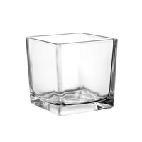 Vente en gros de pots à bougies carrés en verre transparent givré noir mat de 10 oz et 12 oz avec couvercles en bois, support à bougies pour les occasions de Noël