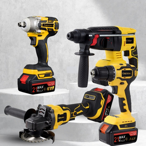 YOUTAI 21V Cordless chiavi elettriche <span class=keywords><strong>Kit</strong></span> elettrico martello smerigliatrice angolare combinazione plastica OEM supporto custodia rigida Made China - Product Image 3