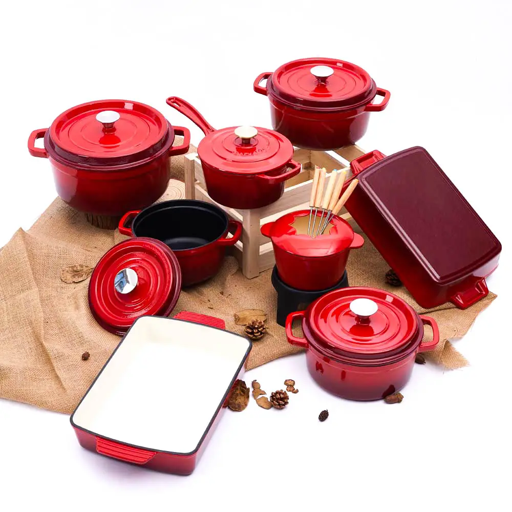 Batterie de cuisine améliorée de haute qualité Casseroles et poêles pour la cuisine quotidienne