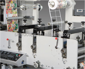 自動5色UVドライヤーステッカーラベルロールアニロックス紙ラベルFlexographic <span class=keywords><strong>FLEXO</strong></span>印刷機ダイカット付き - Product Image 2