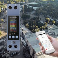 Compteur d'énergie intelligent KWS-303WF Smart Life WiFi, contrôle par application Tuya, 8-en-1, 85-290V, 40A, tension, courant, monophasé, KWS-303