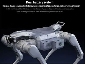 <b>Smart</b> Heavy-Duty Unitree A2 Industrial Robotic Dog with Emergency Stop for Factory Monitoring & Outdoor Technical Operations - Product Image 3