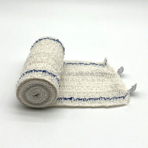 Bandage élastique en crêpe OEM Dianya DYBA Medical 97% coton + 3% élasthanne, rouge et bleu, pour les premiers secours, certifié CE - Product Image 3