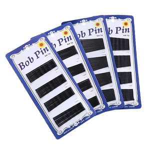 Black Bobby Pins 10Pcs Metal Hair Clips For Women Daily Use Wavy Updo Fixing Invisible Hair Accessories - Product Image 5