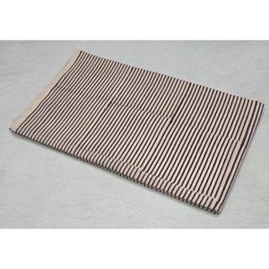 Tela de Lona de Algodón Tejida, Color Beige Marrón a Rayas, Material Textil para el Hogar, Estampado en Bloque, 43/44 Pulgadas de Ancho - Product Image 6