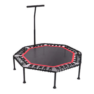 <span class=keywords><strong>Trampoline</strong></span> de fitness de divertissement sportif de 48 pouces avec main courante pour la perte de poids parent-enfant et la sécurité avant tout - Product Image 2