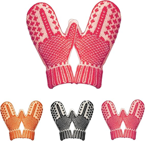 Explosions the 'Naughty List' Mittens Hidden Personality Naughty List Knitted Gloves - Product Image 4