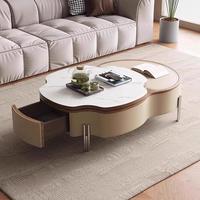 Table basse moderne avec plateau relevable et rangement, fabriquée en Chine, pour salon