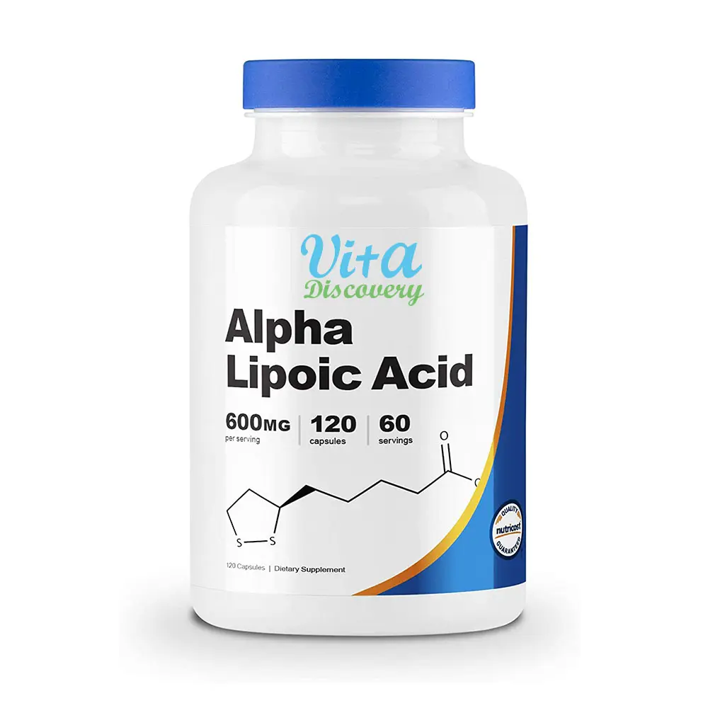 ALA Alpha Lipoic Acid Capsules 600mg For Weight Loss Blood Sugar Support Supplement