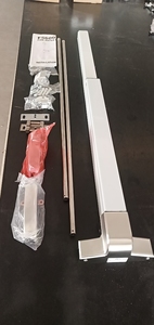 F5600s thép không gỉ chống gỉ một điểm khóa + Hai điểm khóa 650mm/1045mm lửa đánh giá đơn đôi lá cửa hoảng loạn đẩy chìa khóa - Product Image 2