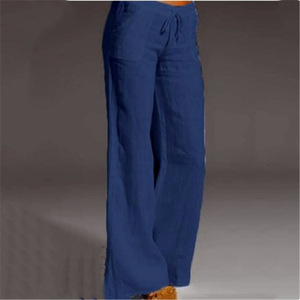 <span class=keywords><strong>Pantaloni</strong></span> estivi alla moda <span class=keywords><strong>donna</strong></span> larghi <span class=keywords><strong>pantaloni</strong></span> larghi di <span class=keywords><strong>lino</strong></span> di cotone <span class=keywords><strong>pantaloni</strong></span> a zampa larga da <span class=keywords><strong>donna</strong></span> Oversize <span class=keywords><strong>pantaloni</strong></span> Casual <span class=keywords><strong>neri</strong></span> traspiranti - Product Image 4