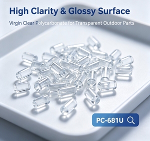Granulés de polycarbonate vierges transparents PC-681U, résistants aux UV, à viscosité moyenne, pour éclairage extérieur et abat-jour - Product Image 5