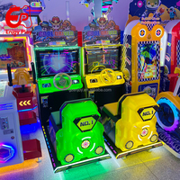 Machine de jeu de course automobile à monnayeur avec écran HD 32 pouces, langues espagnole et anglaise, pour centres de jeux et parcs d'attractions