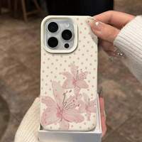 Coque de téléphone portable antichoc en cuir texturé motif vague INS pour iPhone 16 15 17 18 Pro Max