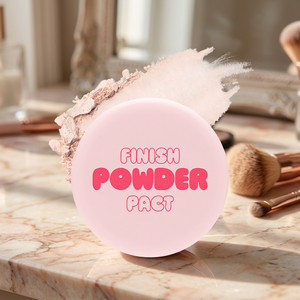 Mi Factory Oil-Finish Pink Beige 5g Powder Pact <b>Makeup</b> Setting Powder - Product Image 3