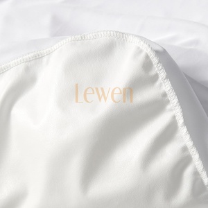 Funda de colchón impermeable, absorbente, transpirable, suave, ajustable, con bolsillos profundos, lavable a máquina, antiácaros, <span class=keywords><strong>para</strong></span> todas las estaciones, de punto liso. - Product Image 3