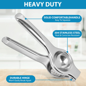 China Wholesale High Quality Stainless Steel Limon Hand <b>Press</b> Manual Fruit Juicer Lime <b>Orange</b> Citrus Lemon Squeezer - Product Image 3