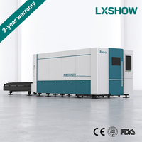 Machine de découpe industrielle à haute efficacité LX3015PHO 20 kW 30 kW, machine de découpe laser à fibre tout-en-un avec plateforme d'échange