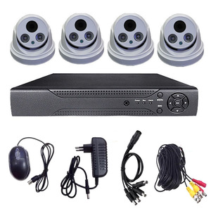 Sistema de Vigilancia DVR de 4 Canales H.264 720P con Soporte para Tarjeta Micro SD e Intercomunicador de Voz para Seguridad del Hogar - Product Image 3