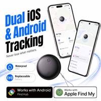 Mini traqueur anti-perte intelligent pour clés, portefeuille, sac – Étanche, compatible iOS et Android