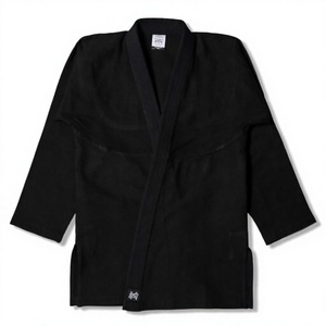 Wholesale Custom BJJ <strong>Gi</strong> Kimono with Embroidered Logo Patches Pearl Weave Cotton 380g Unisex Loose Fit Training Uniform - Product Image 2