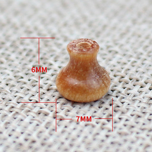 Sandalwood Tapered Beads 7mm Diameter 6mm Height For <b>Bracelet</b> Making Religious Temple Use Bulk Pack FT005 - Product Image 1