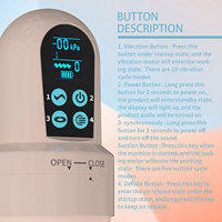 Masturbateur électrique pour homme, vibrant et aspirant, 10 fréquences, 5 modes, tête détachable, charge USB, affichage numérique, jouet sexuel