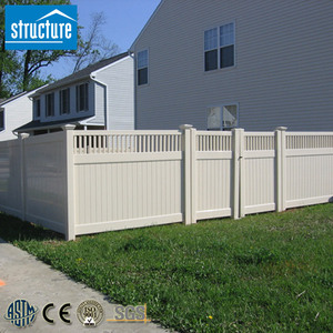 Venta de fábrica, VALLA DE semiprivacidad de plástico moderna para exteriores de alta calidad, material de esgrima de diseño <span class=keywords><strong>Vertical</strong></span>, puerta exterior - Product Image 4