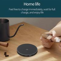Chargeur sans fil rapide 15W avec entrée Type-C, personnalisable (logo OEM/ODM), compatible CE FCC ROHS - pour smartphones et montres connectées